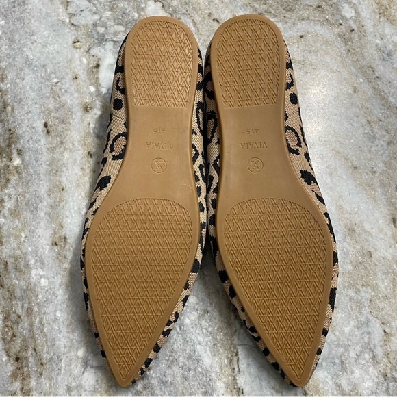 Vivaia Pointed-Toe Ballet Flats Aria 5 Dark Leopard Women’s EU 41.5 - Picture 10 of 11